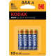 Kodak Max K3A  (LR03) 4-pack