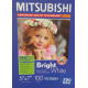 Mitsubishi RC Inkjet Photo Paper 5x7"/12,7x17,8cm Glossy 250 gsm (100 sheets)