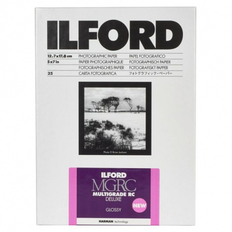Ilford Multigrade V RC DeLuxe 1M 12,7x17,8 cm Glossy (25 Sheets) CAT 1179837