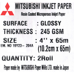 Mitsubishi Drylab  10,2 cm x 65 mtr. Glossy