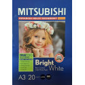 Mitsubishi RC Inkjet Photo Paper A3/29,7x42cm Lustre 255 gsm (20 sheets)