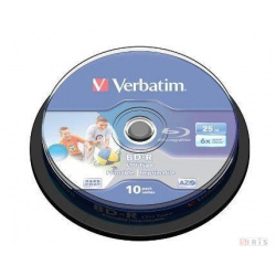 VERBATIM BLU-RAY 25GB 6X 10-pack printable cake box