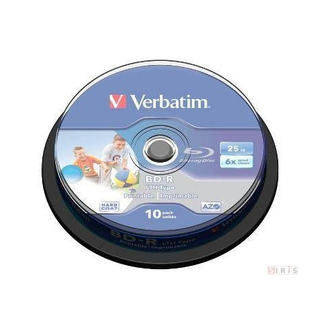 VERBATIM BLU-RAY 25GB 6X 10-pack printable cake box