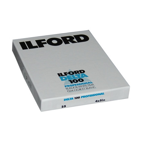 Ilford Delta 100 4x5 (10,2 x 12,7 cm) / 25 sheets