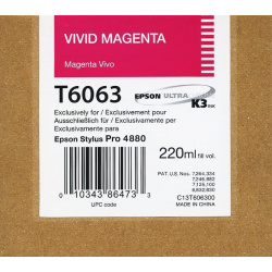 EPSON T 6063 VIVID MAGENTA